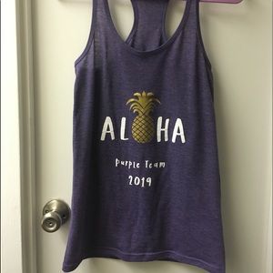 Tultex Purple tank top sz Medium